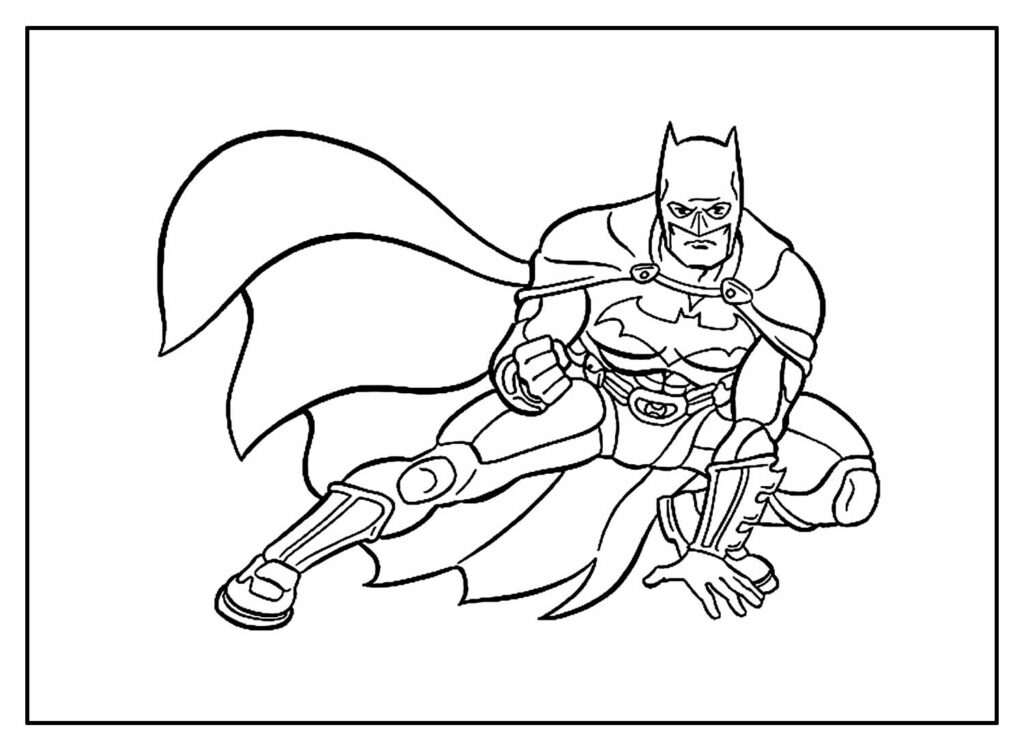 Desenhos de Batman para pintar