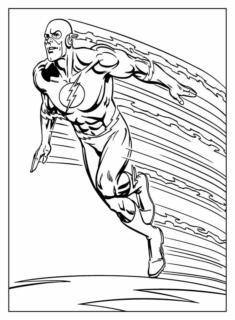 Desenhos para colorir do Flash