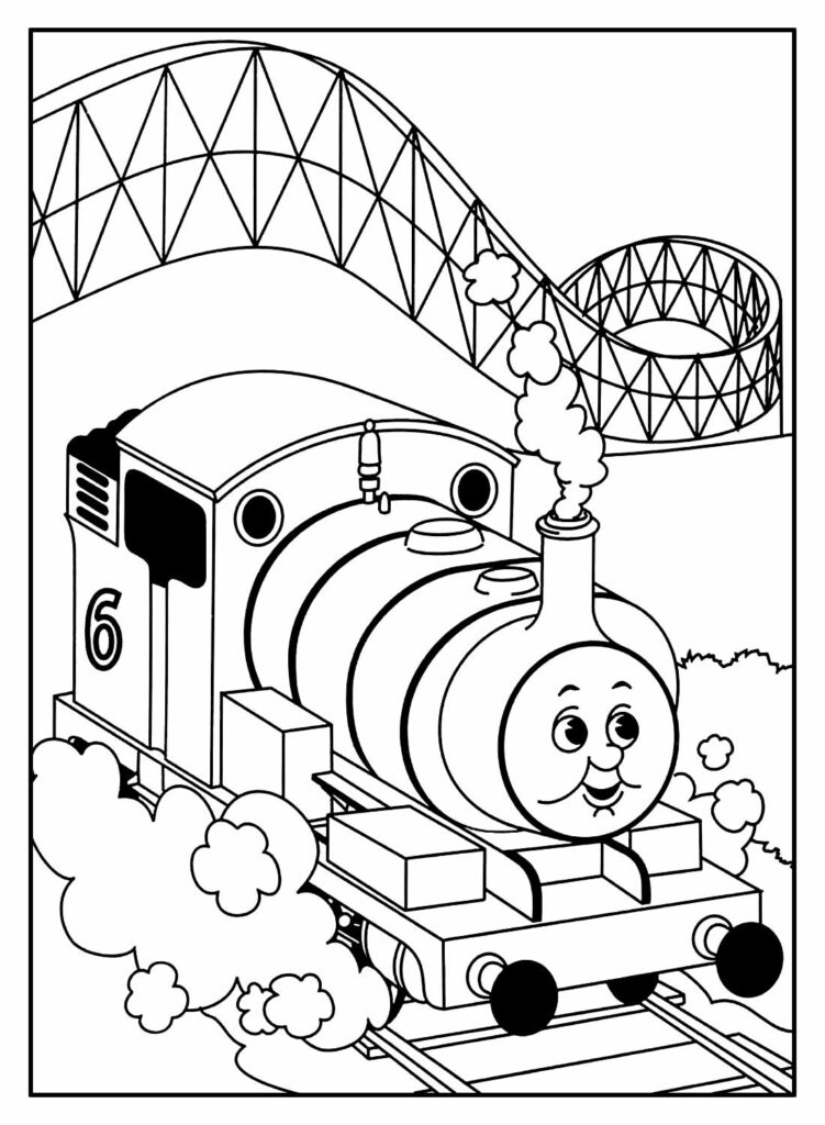 Desenhos Thomas e Seus Amigos Colorir e Pintar