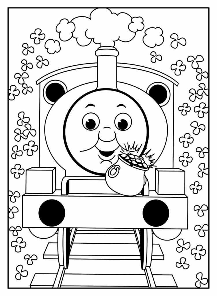 Desenhos para colorir Thomas e Seus Amigos