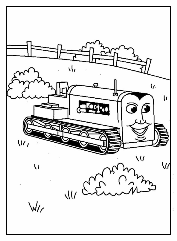 Desenhos para colorir Thomas e Seus Amigos