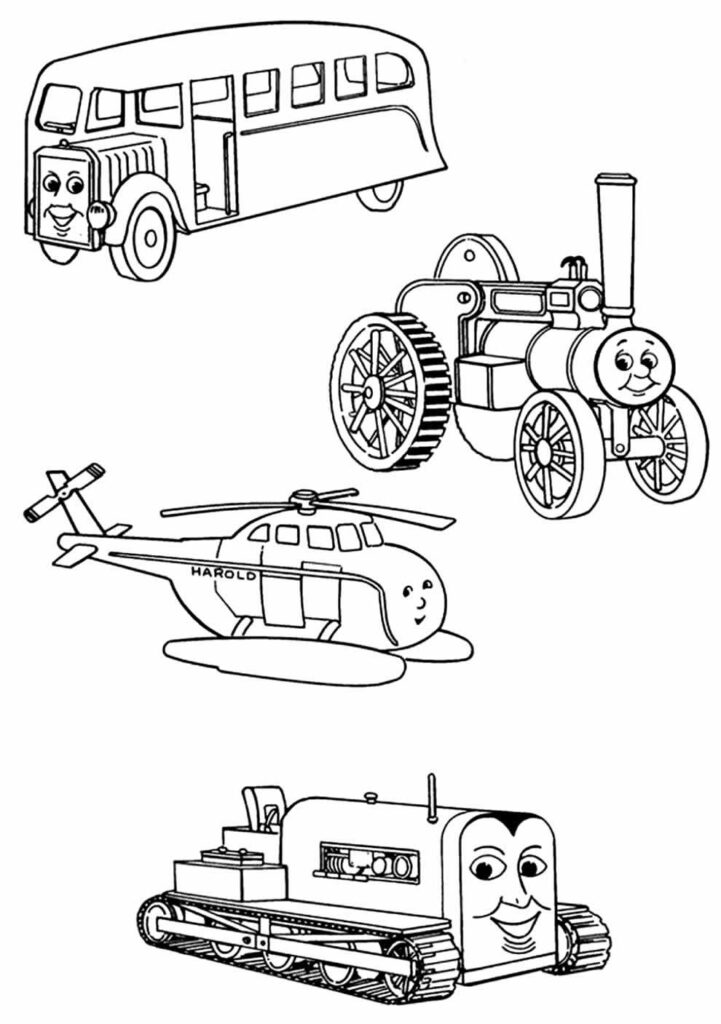 Desenho de Thomas e seus amigos grátis para descarregar e colorir - Thomas  e seus amigos - Just Color Crianças : Páginas para colorir para crianças