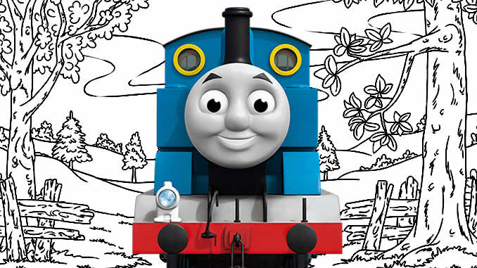 Desenhos para colorir Thomas e Seus Amigos