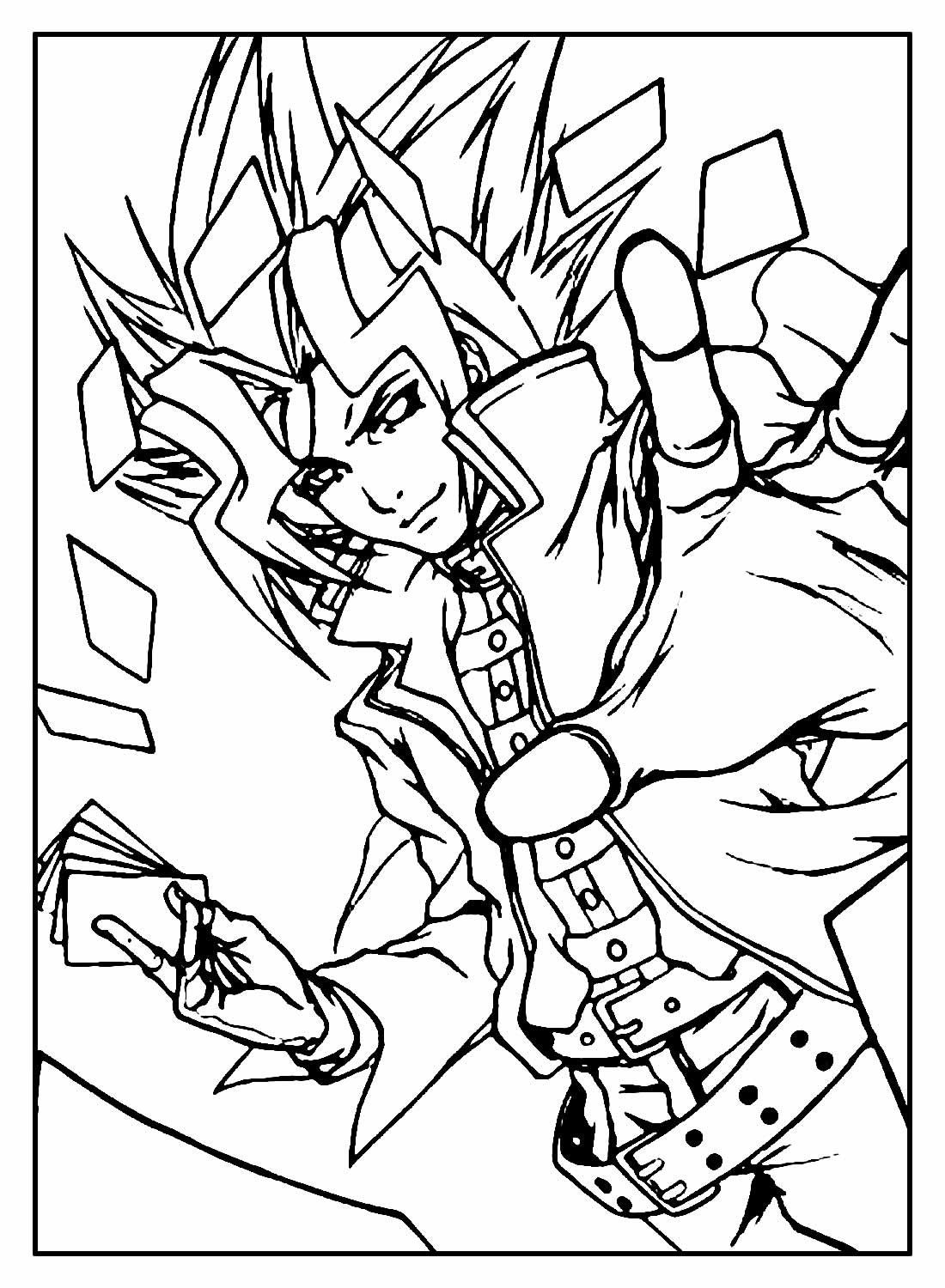 Desenhos do Yu-Gi-Oh para colorir - Bora Colorir