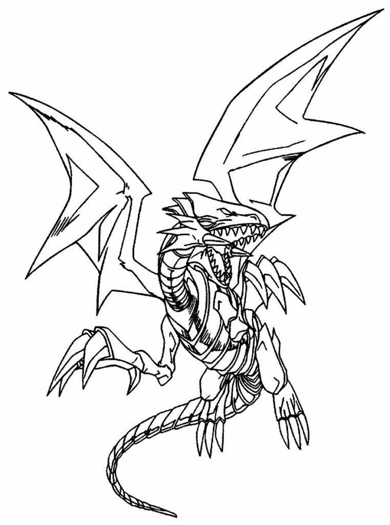 Desenho do Yu-Gi-Oh para colorir