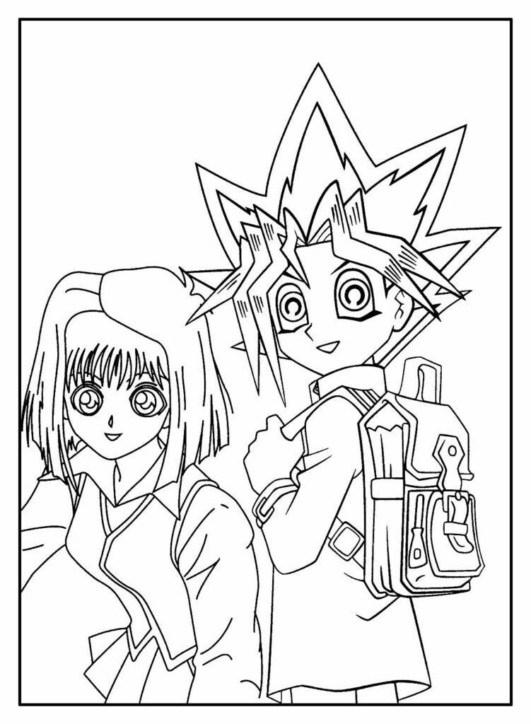 Desenhos Yu Gi Oh Colorir