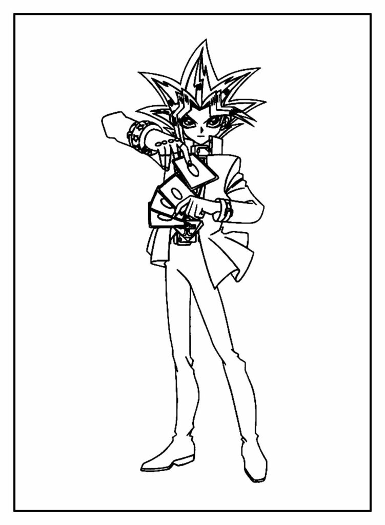 Desenhos de Yu Gi Oh para Colorir