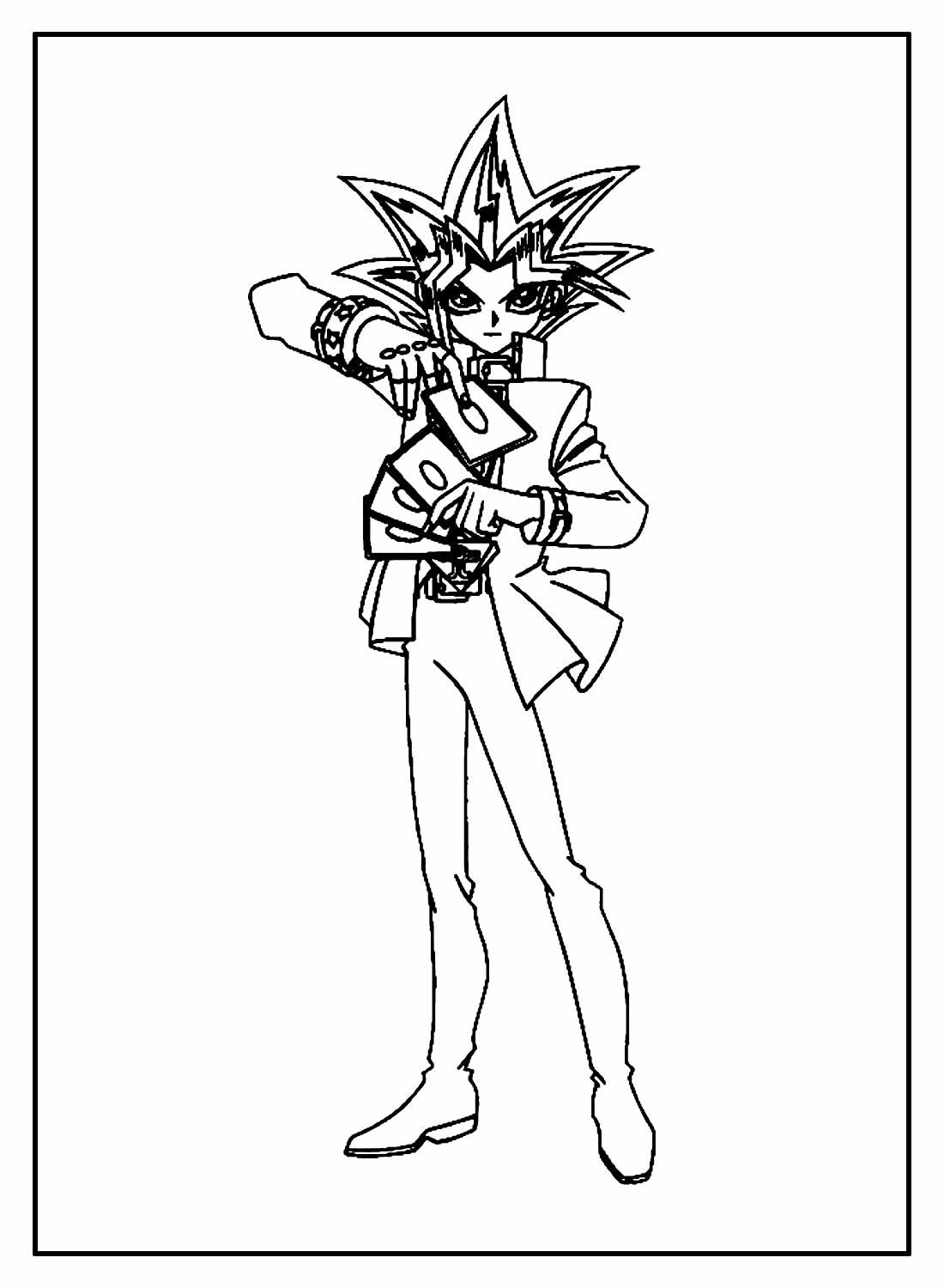 Desenhos do Yu-Gi-Oh para colorir - Bora Colorir