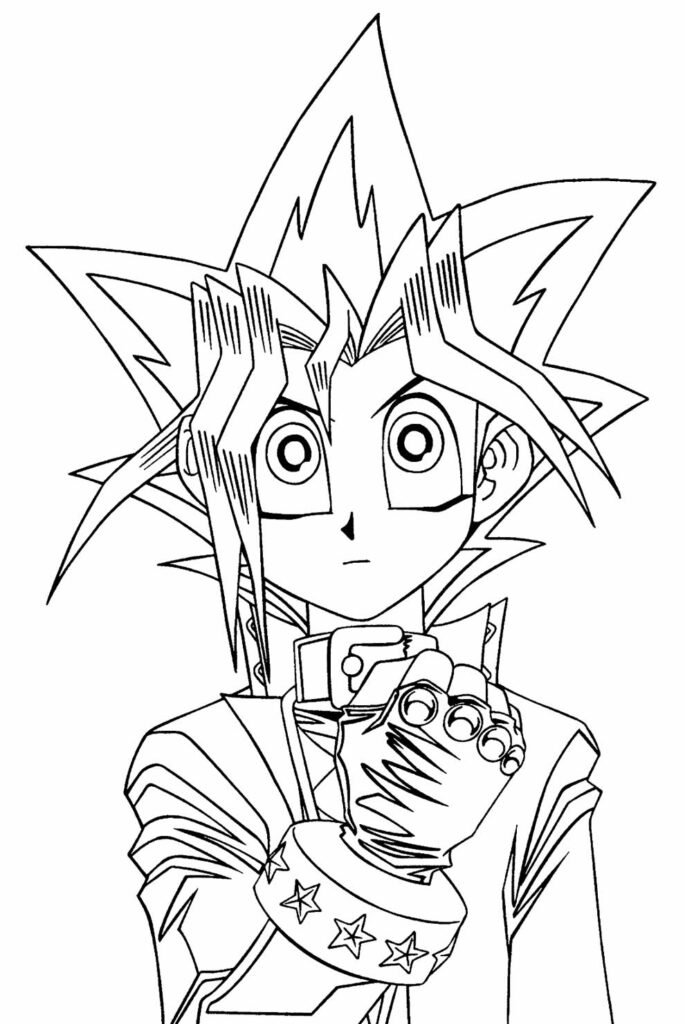 Desenho Yu Gi Oh Colorir e Pintar