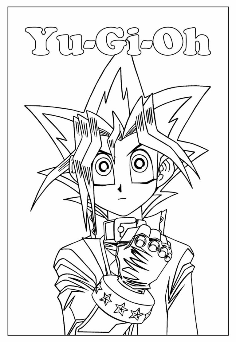 Desenhos do Yu-Gi-Oh para colorir - Bora Colorir
