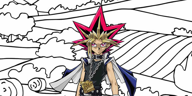 Desenhos do Yu-Gi-Oh para colorir