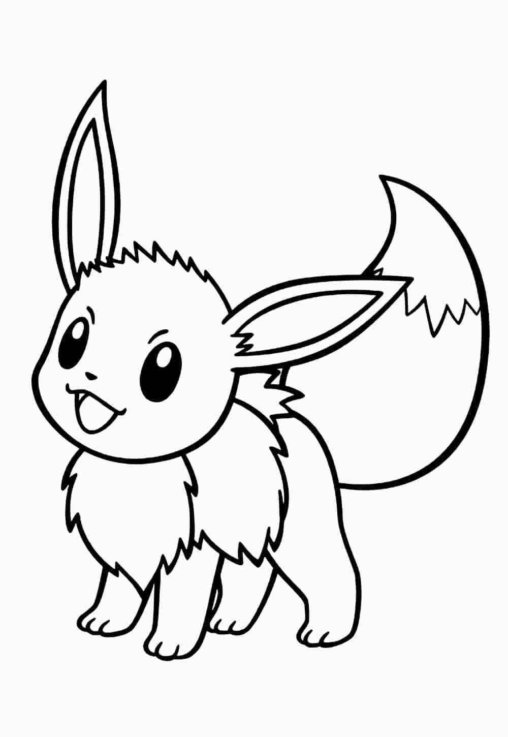 Desenho de Pokémon para colorir