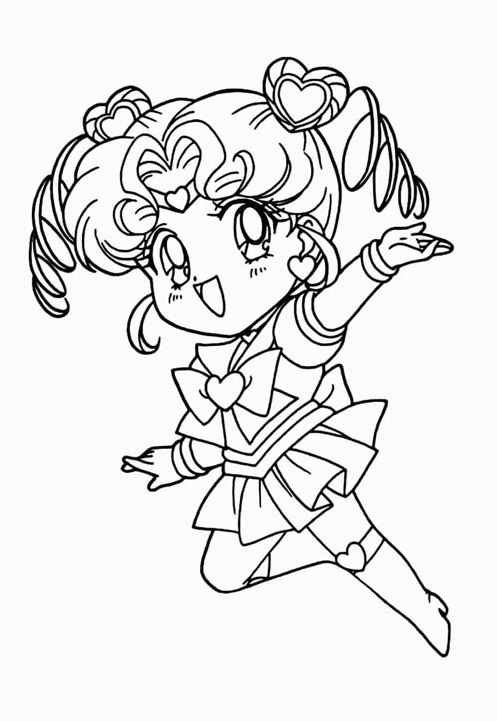 Sailor Moon para imprimir e colorir