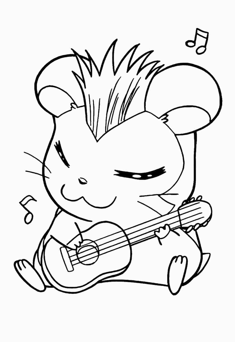 Desenho de Hamtaro para colorir