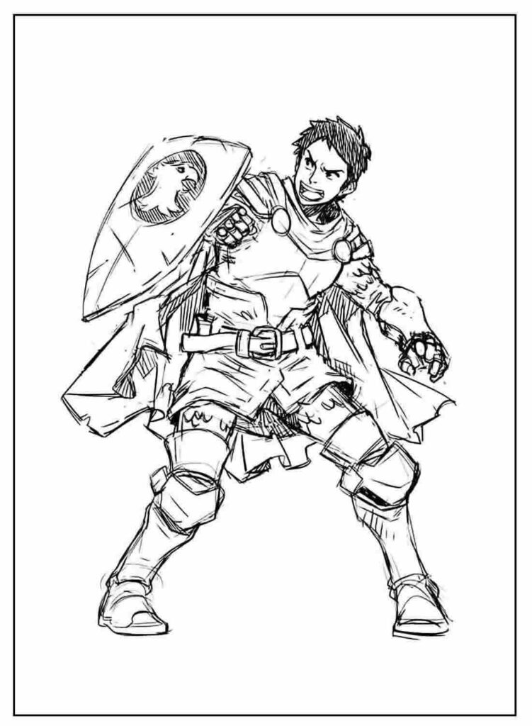 Beserk para colorir - Anime