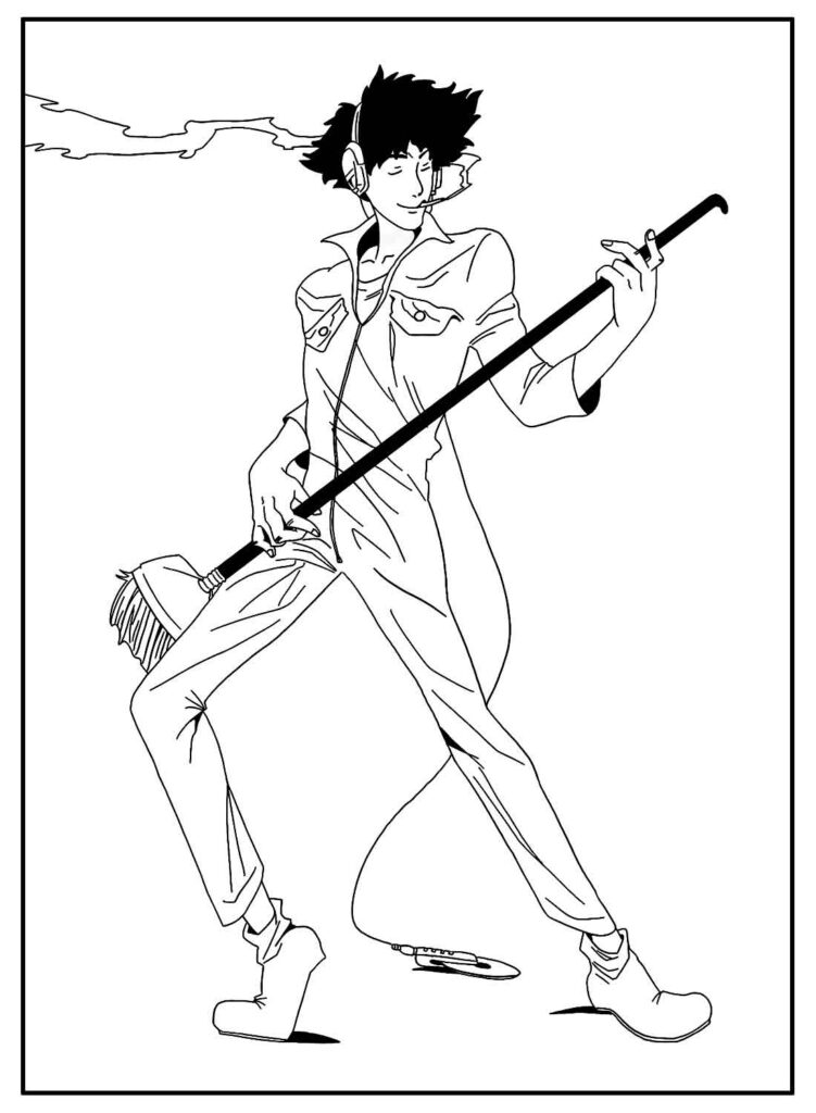 Desenhos Cowboy Bebop para colorir