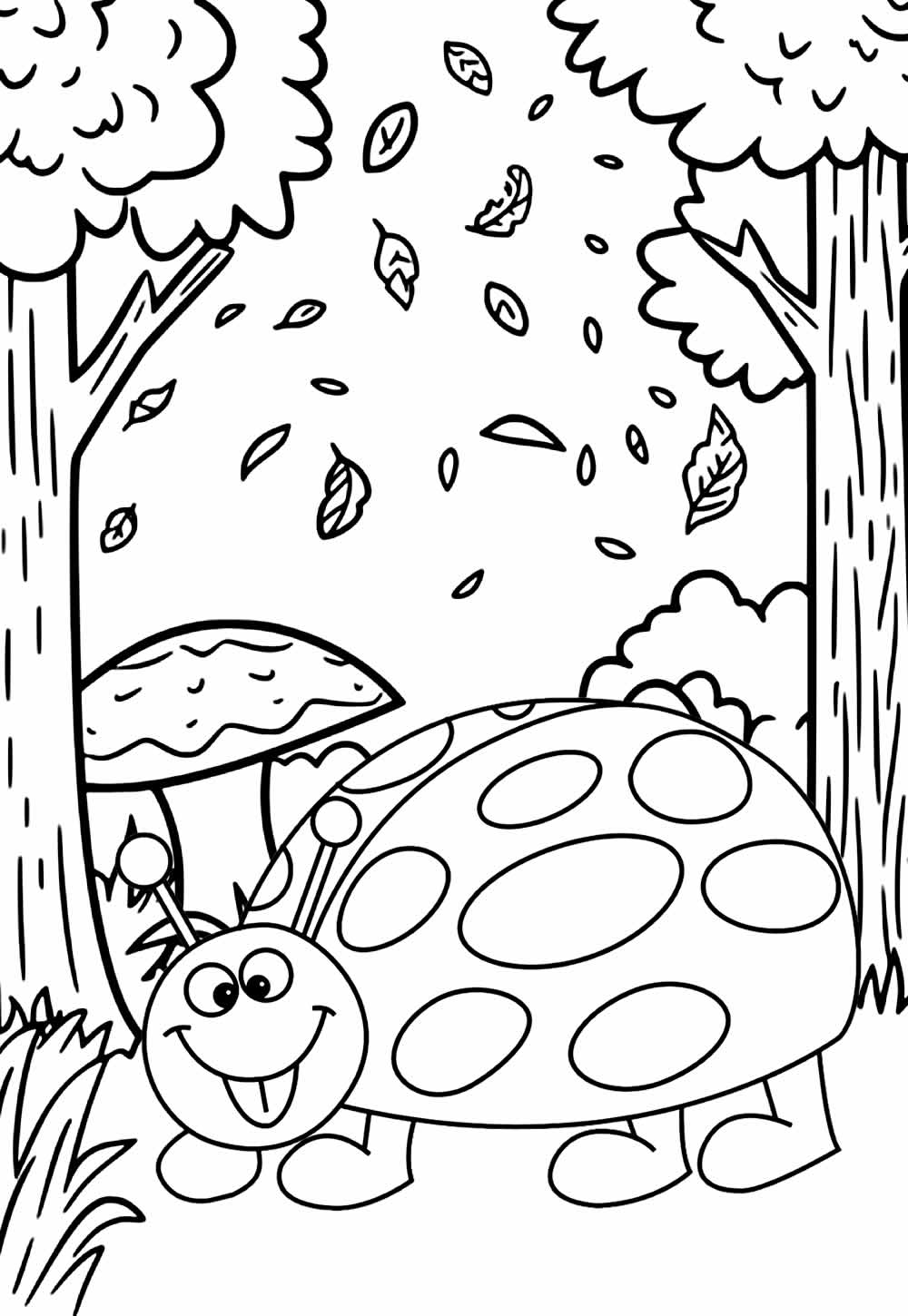Desenhos Joaninha Colorir