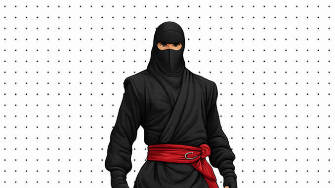 Desenhos de Ninja para colorir