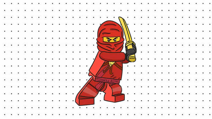 Desenhos de Ninjago para colorir