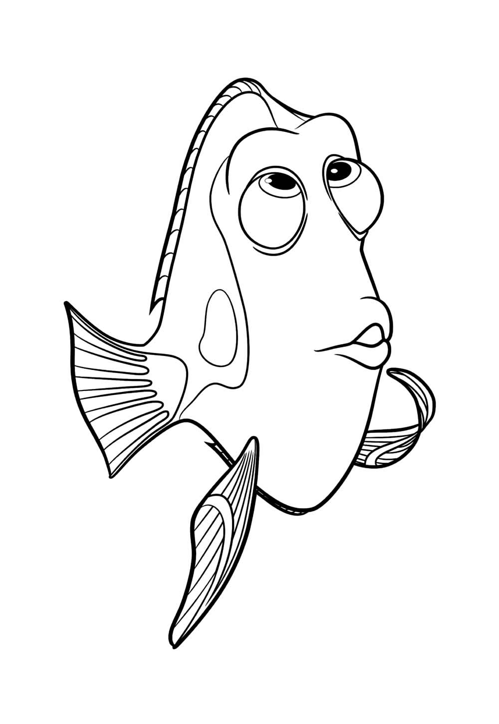 Desenho de Procurando Dory