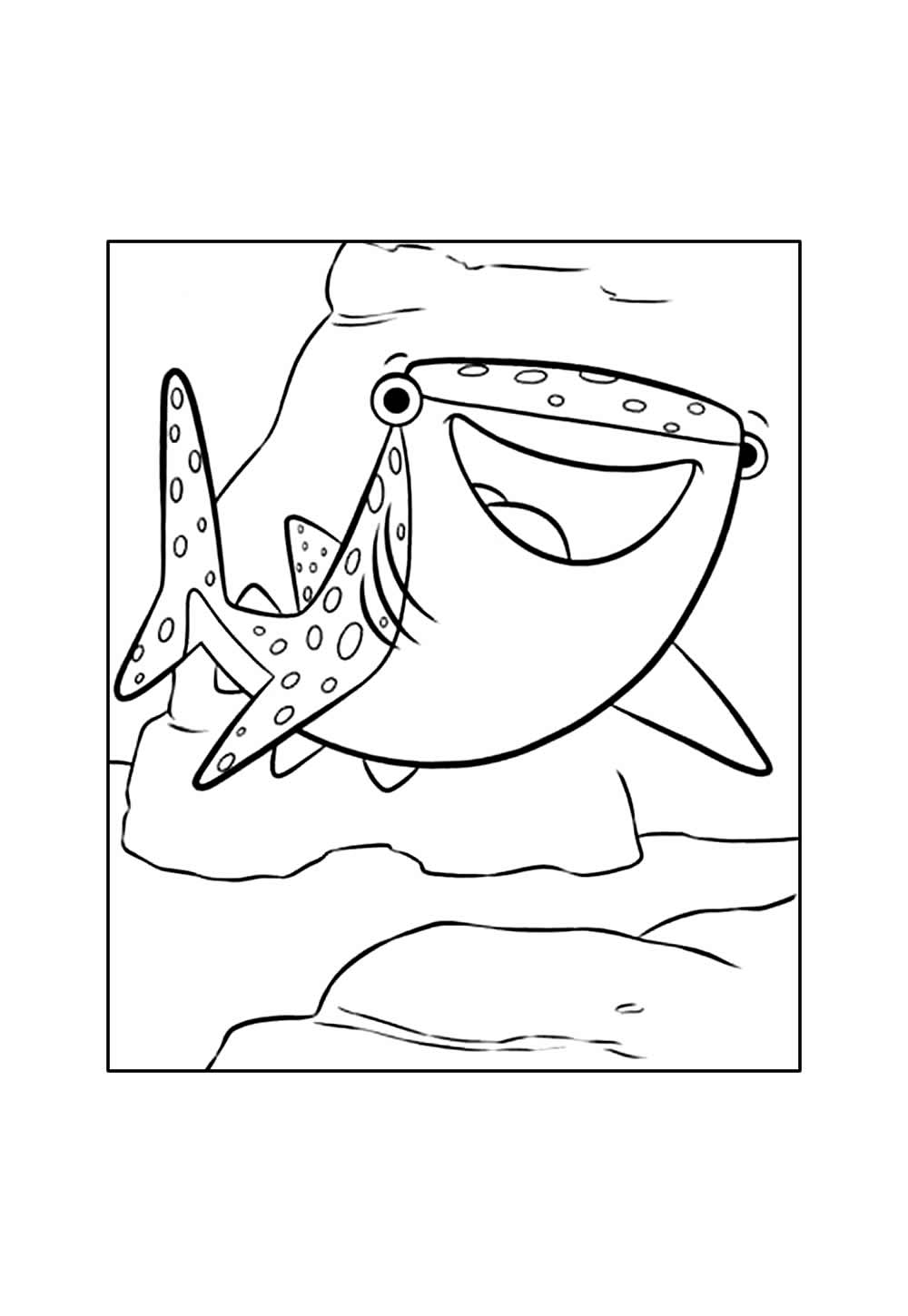 Desenho de Procurando Dory para colorir