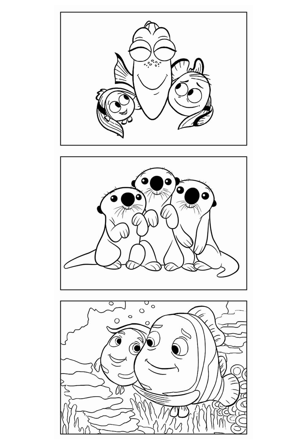 Desenhos de Procurando Dory para colorir