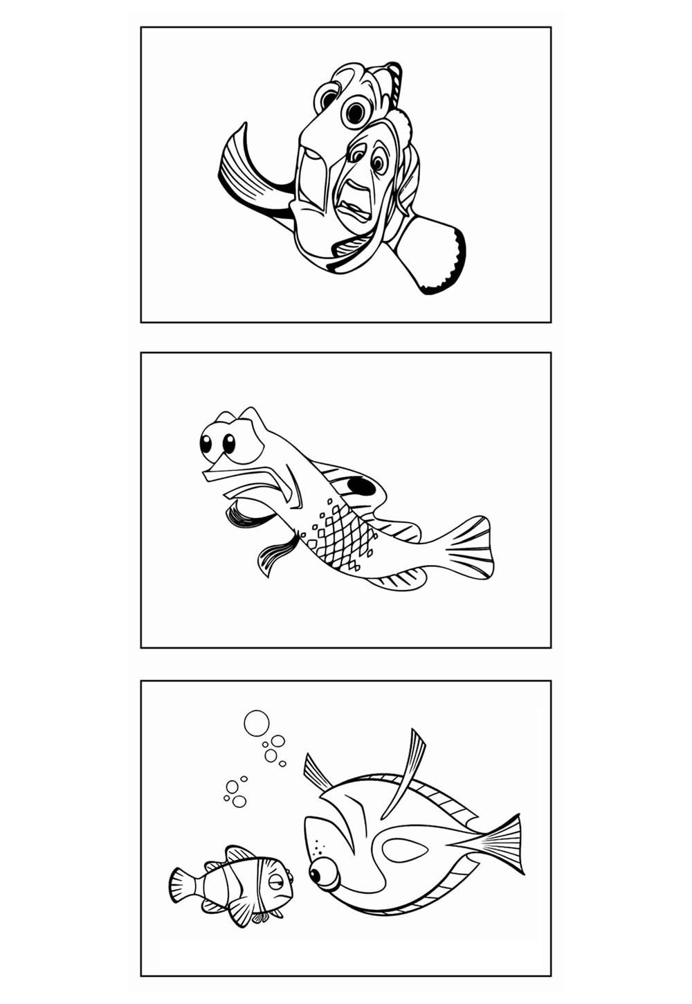 Desenhos de Procurando Dory para pintar