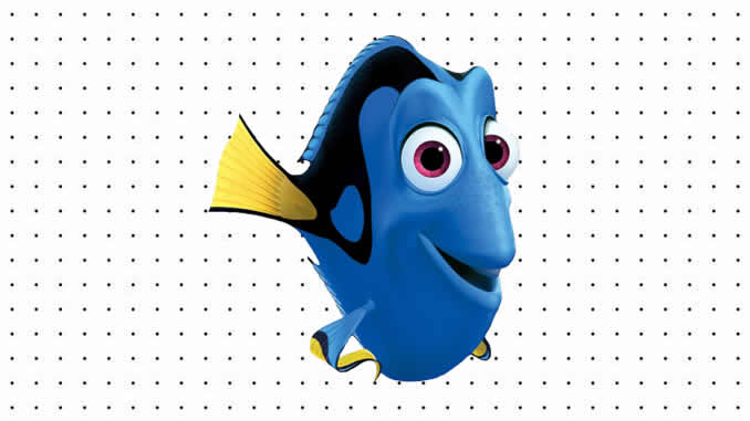 Desenhos de Procurando Dory para colorir