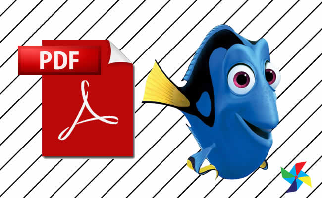 Desenhos de Procurando Dory em PDF