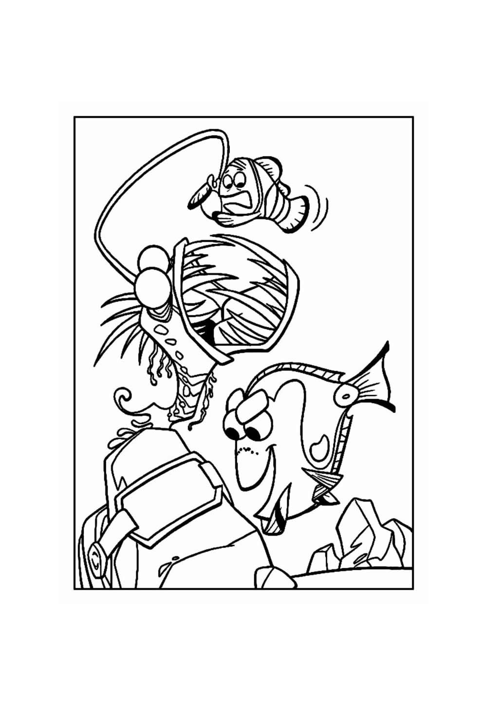 Desenhos de Procurando Nemo para colorir