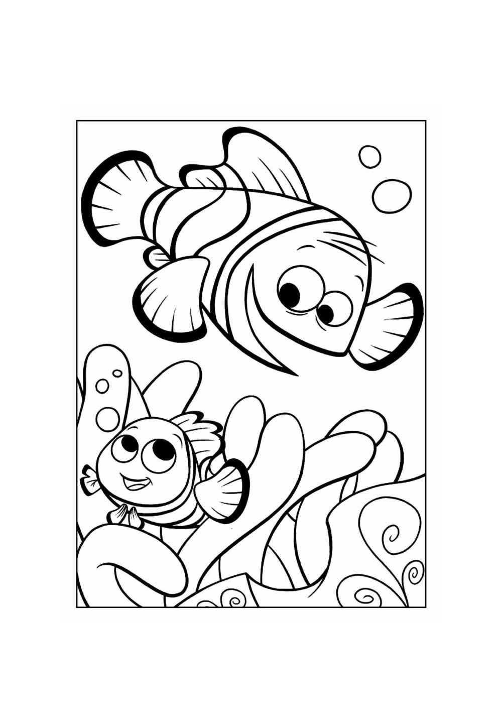 Desenho de Procurando Nemo para colorir