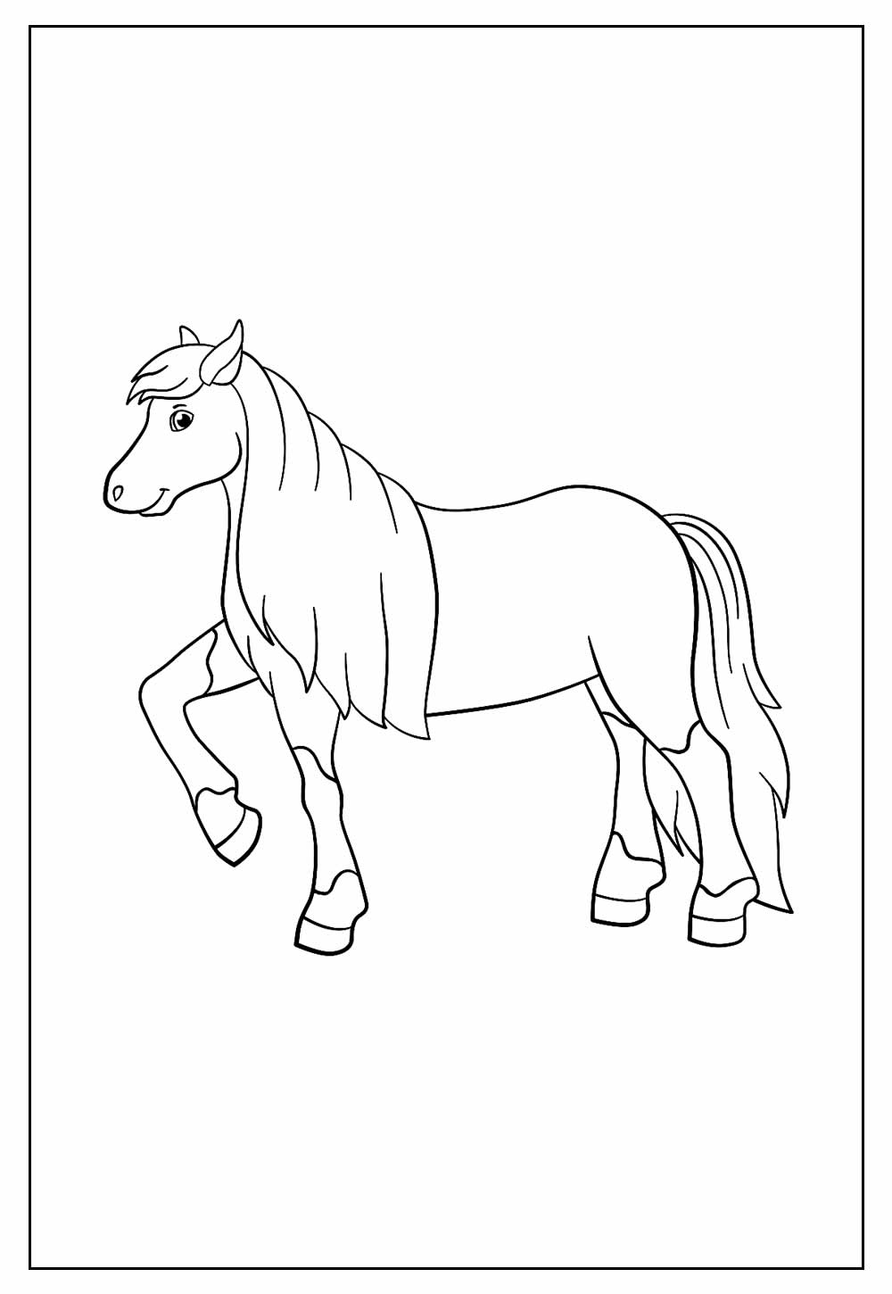 Desenho de Cavalo para colorir