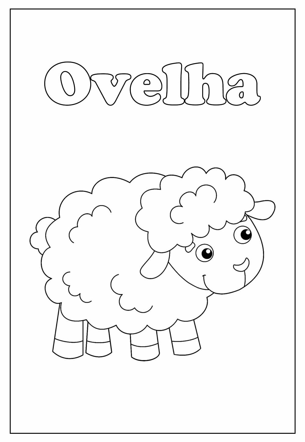 Desenho de Ovelha