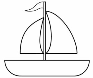 Desenhos de Barcos para colorir - Bora Colorir