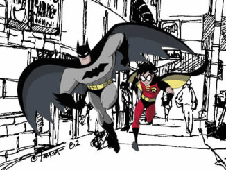 Desenhos de Batman e Robin para colorir
