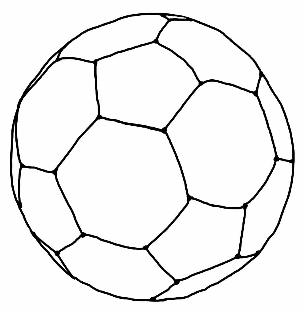 Desenho Bola de Futebol para colorir