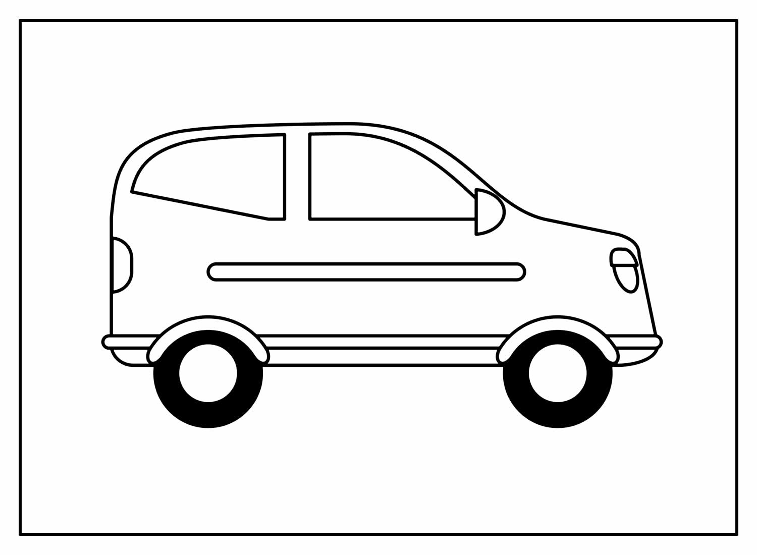 Desenhos de Carrinhos para colorir - Bora Colorir