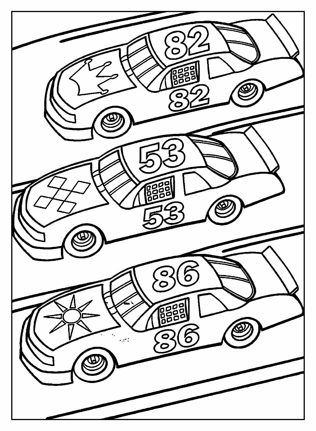 Desenhos De Carros De Corrida Para Colorir Bora Colorir