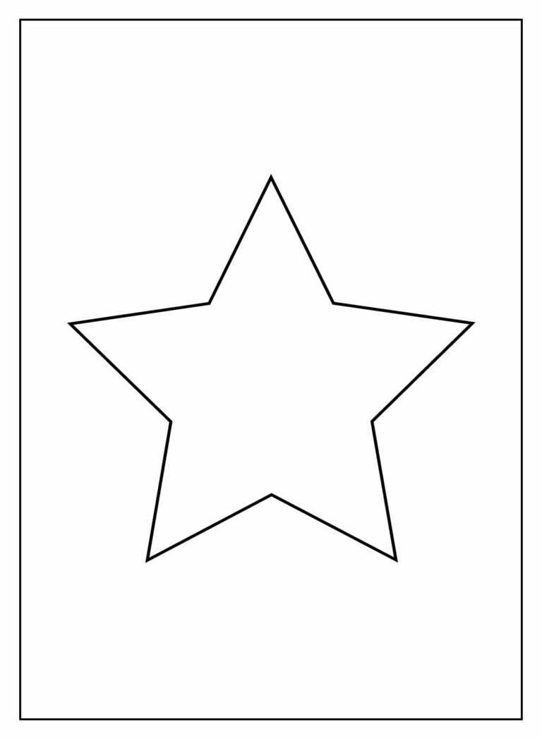 Desenhos De Estrela Para Colorir Bora Colorir 6877