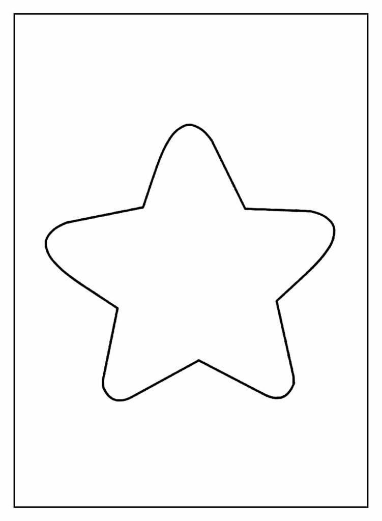 Desenho Estrela Colorir