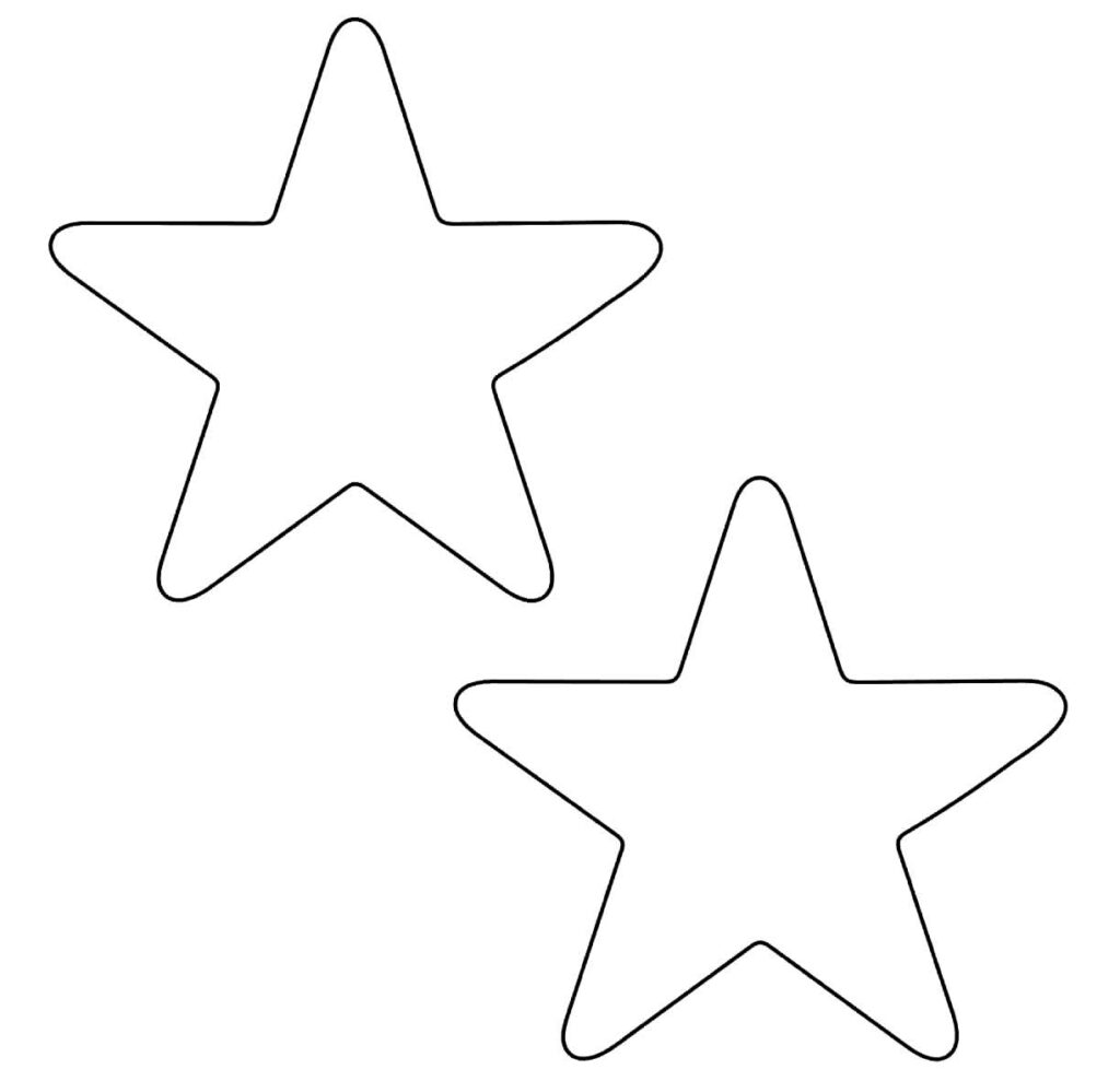 Estrelas para colorir
