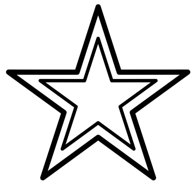 Desenhos De Estrela Para Colorir Bora Colorir 2860