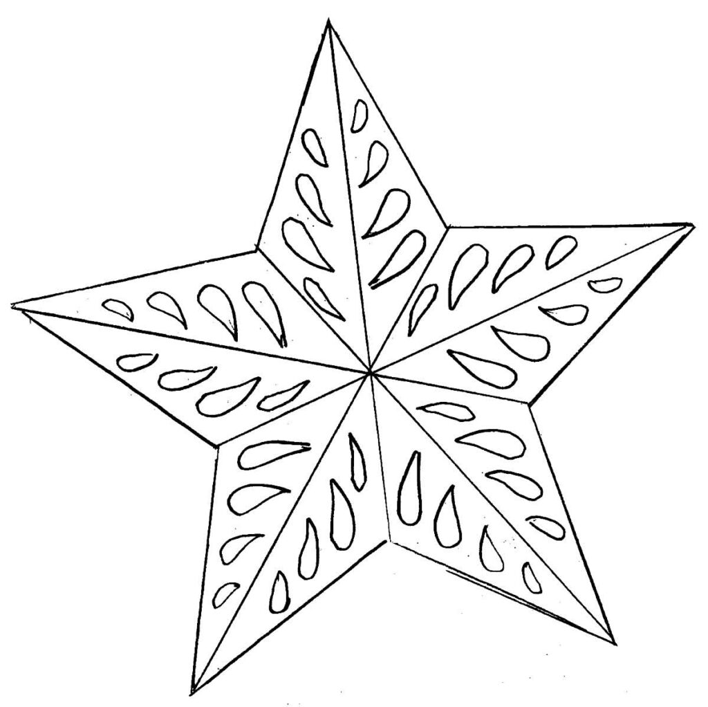 Desenho Estrela para colorir
