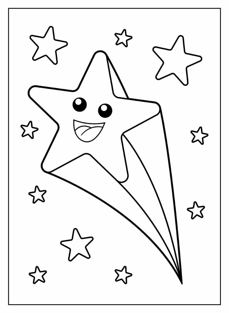 Estrelas para colorir