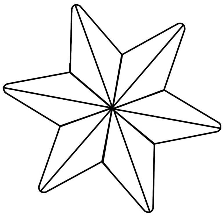 Desenhos De Estrela Para Colorir Bora Colorir 0774
