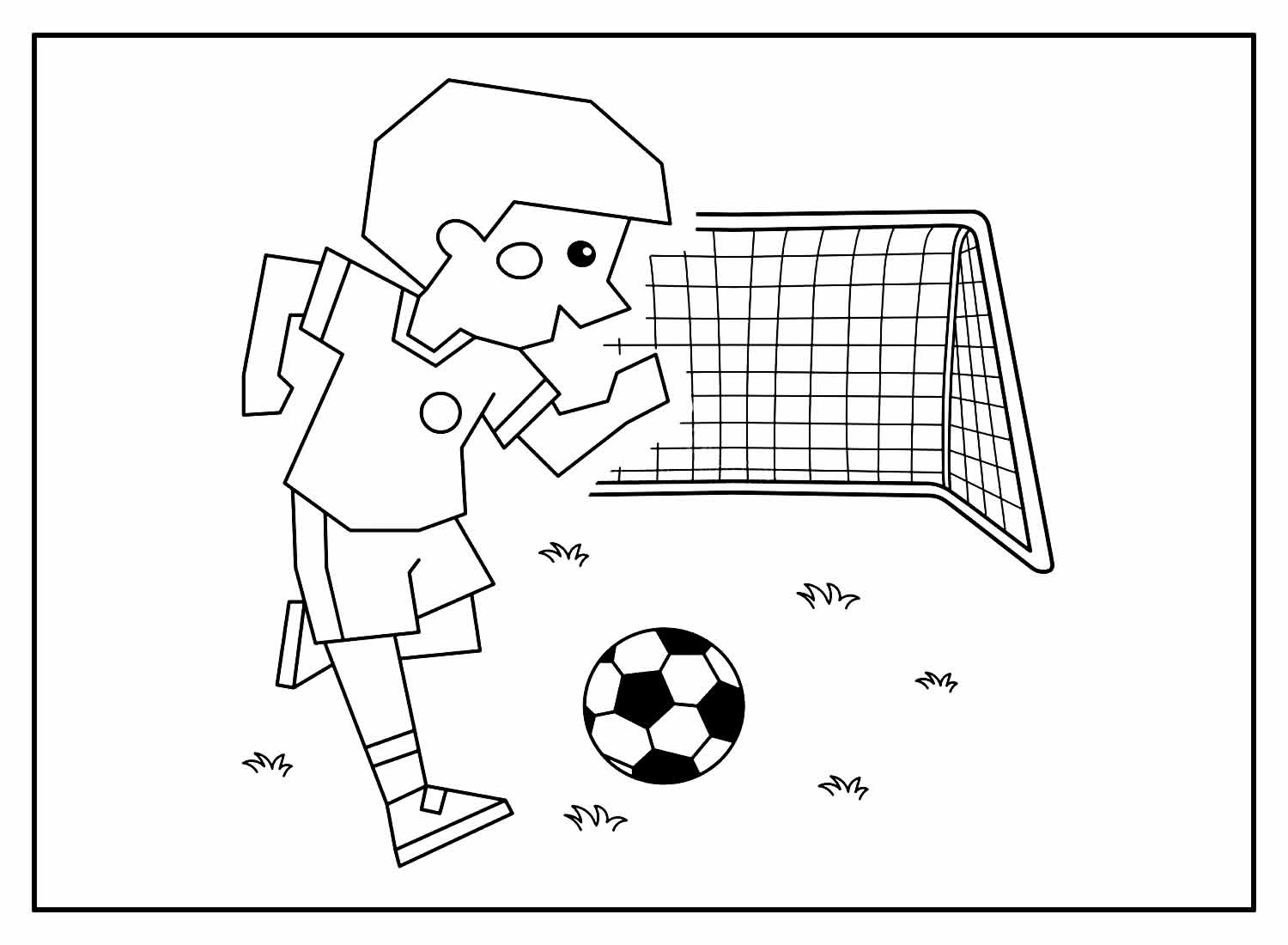 Desenhos De Futebol Para Colorir Bora Colorir