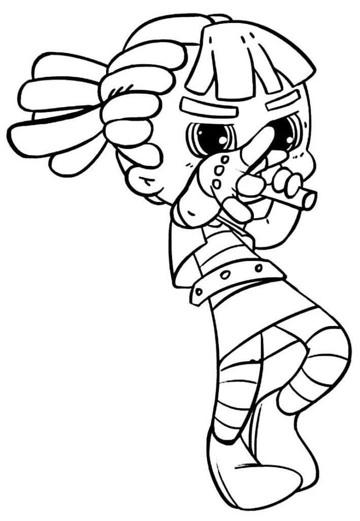 Desenho para colorir Gacha Life