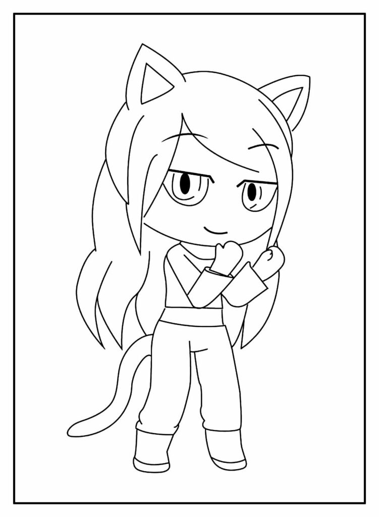 Desenhos de Gacha Life para Colorir