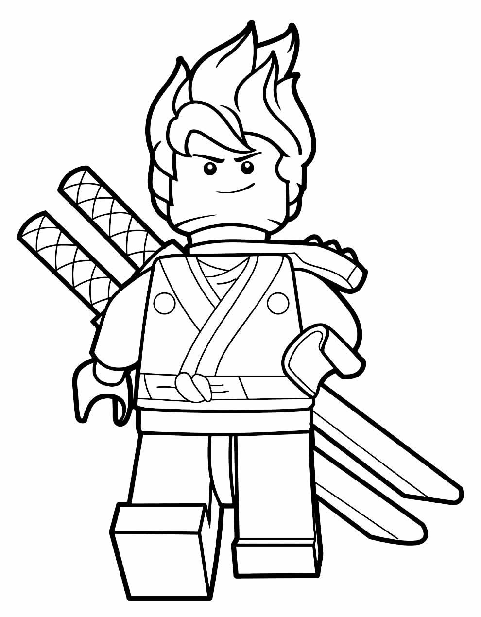 Desenhos De Ninjago Ninja Verde Para Colorir