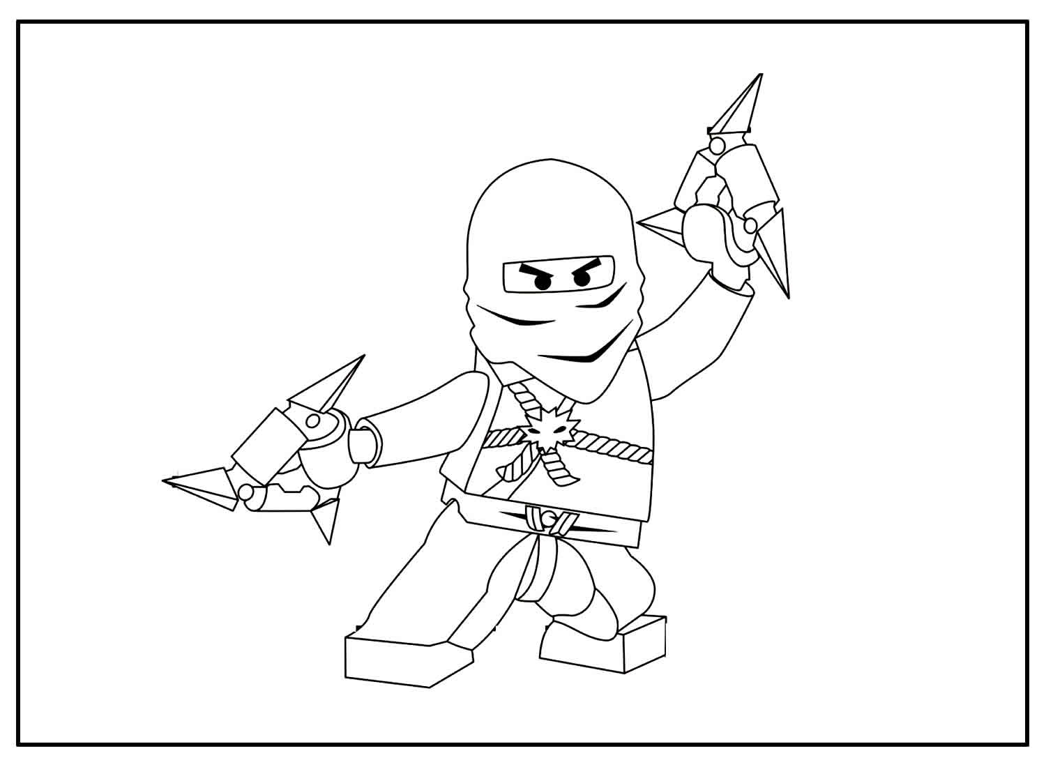 Desenhos De Ninja Para Colorir Bora Colorir